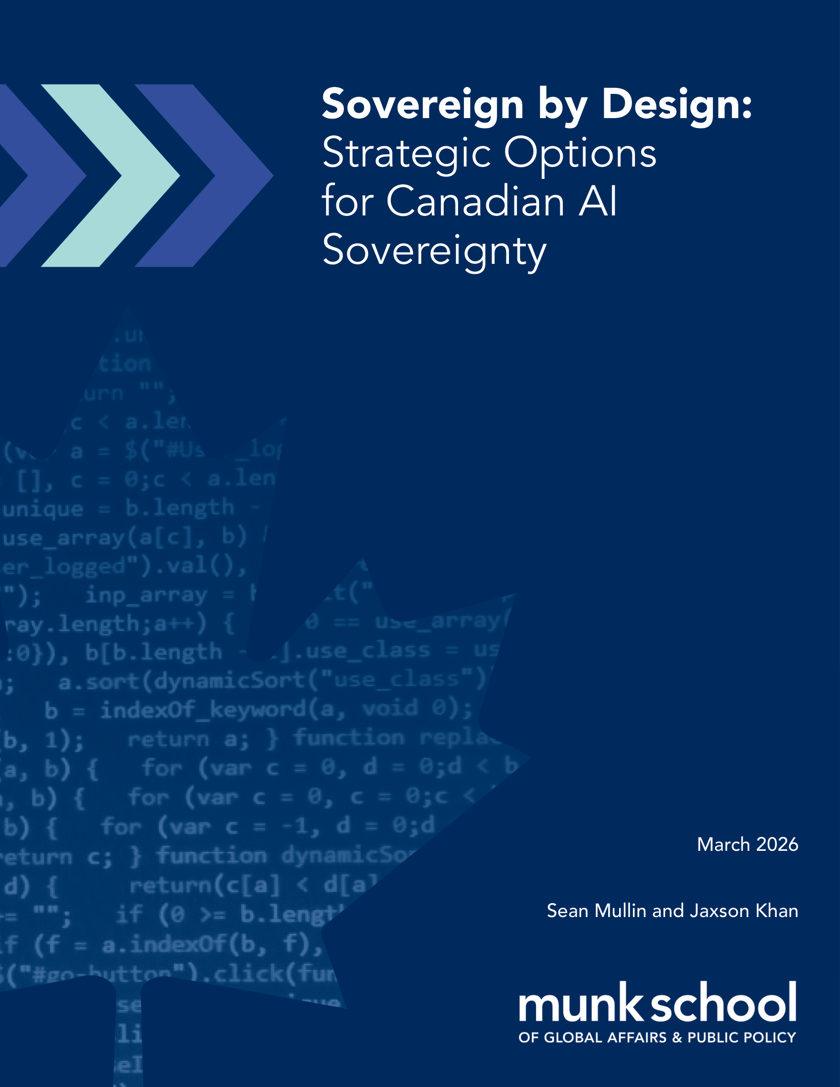 Sovereign by Design report cover